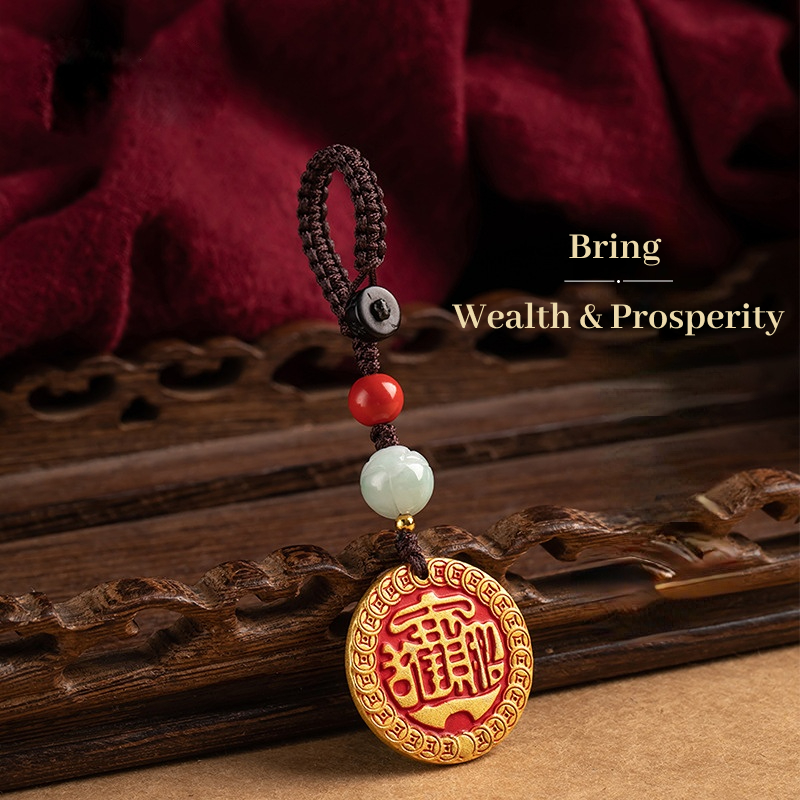 Brass Amulet for Wealth and Safety